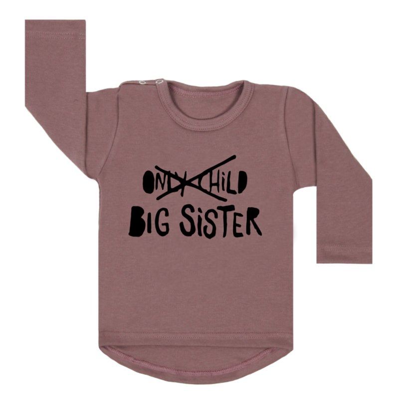 Shirt long sleeve - Big sister - dark pink - MintMouse (Unicorner Concept Store)