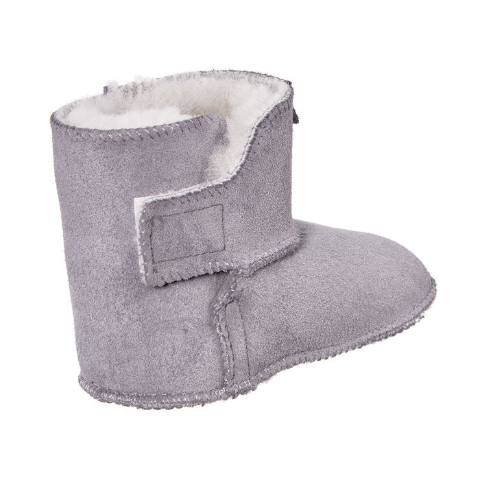 Soft wool baby winter booties grey - MintMouse (Unicorner Concept Store)
