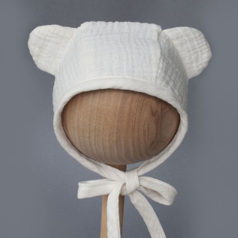 Bear bonnet - white - MintMouse (Unicorner Concept Store)