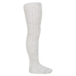Merino wool-blend rib tights ALUMINIUM