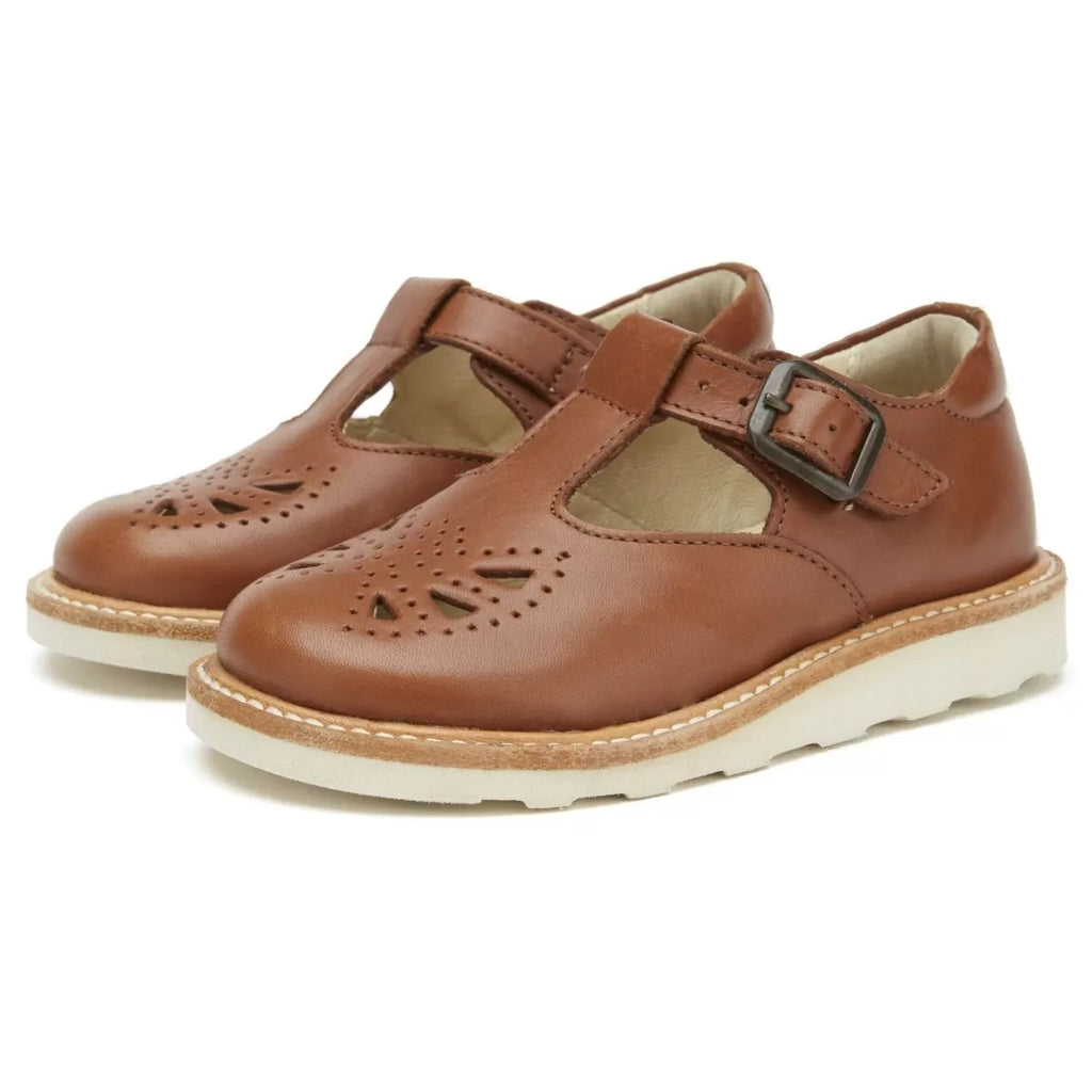 T-BAR SHOE WITH EVA SOLE Clay Leather - Brown - MintMouse (Unicorner Concept Store)