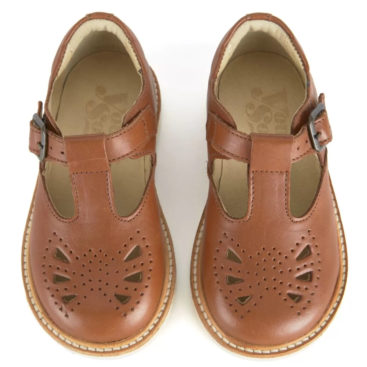 T-BAR SHOE WITH EVA SOLE Clay Leather - Brown - MintMouse (Unicorner Concept Store)
