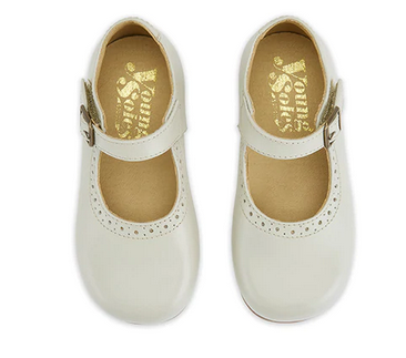 Diana Velcro Mary Jane Shoe Vanilla Leather - MintMouse (Unicorner Concept Store)