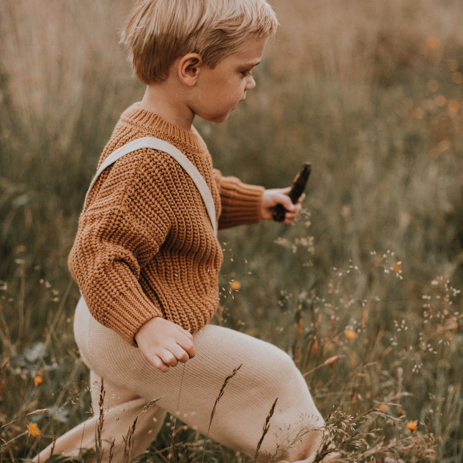 Chunky Knitted Sweater - Gold - MintMouse (Unicorner Concept Store)