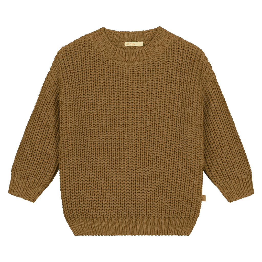 Chunky Knitted Sweater - Gold - MintMouse (Unicorner Concept Store)