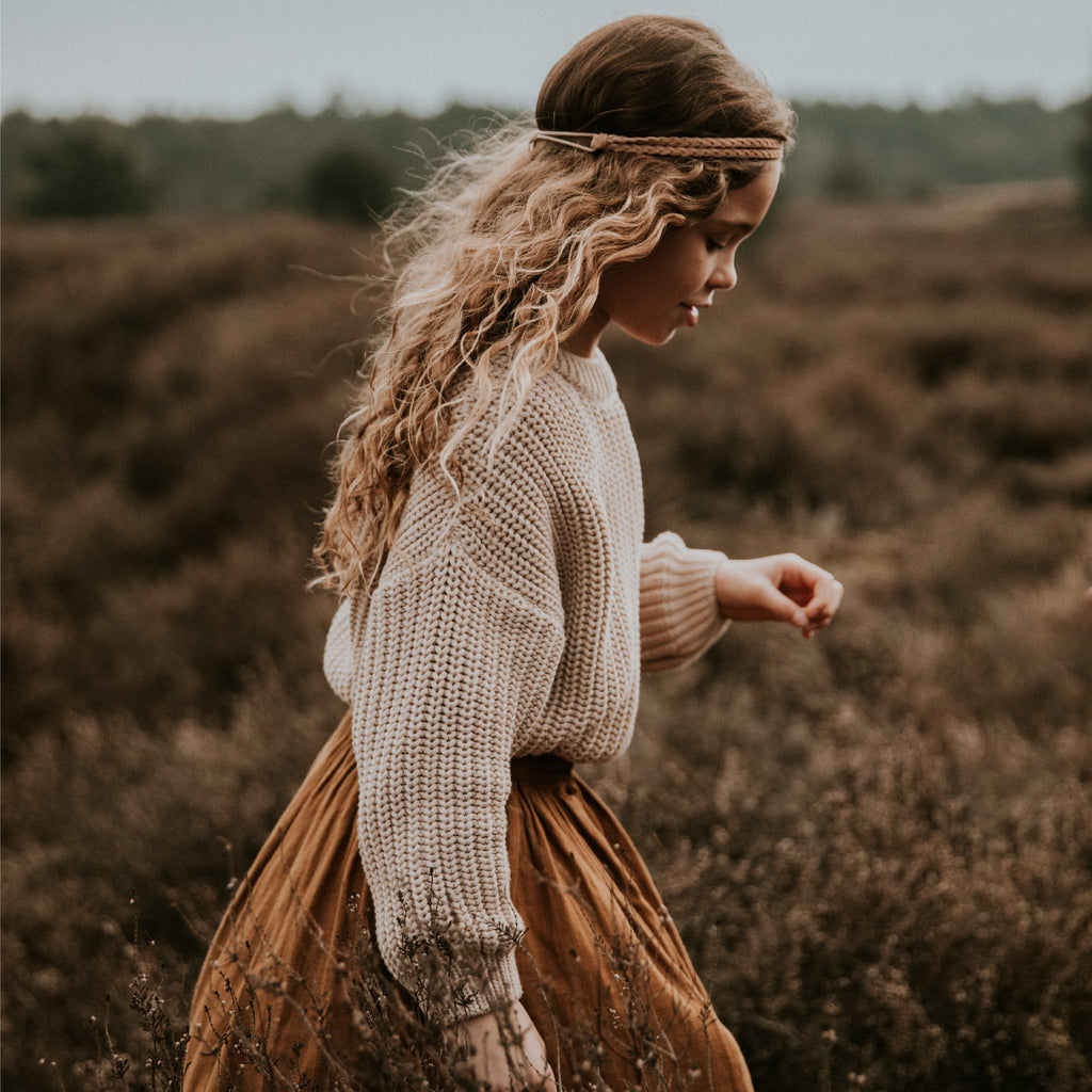 Chunky Knitted Sweater - Moon - MintMouse (Unicorner Concept Store)