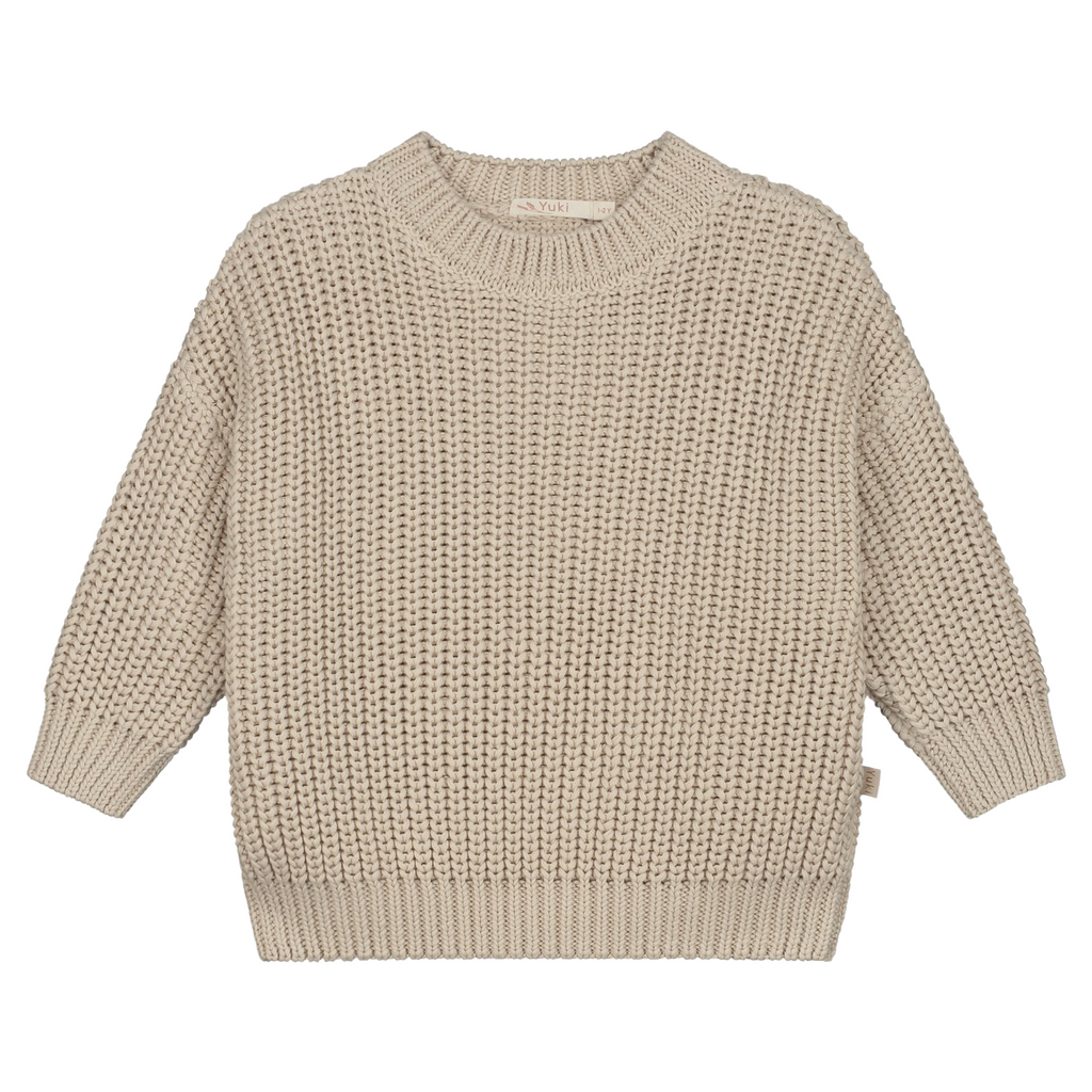 Chunky Knitted Sweater - Moon - MintMouse (Unicorner Concept Store)